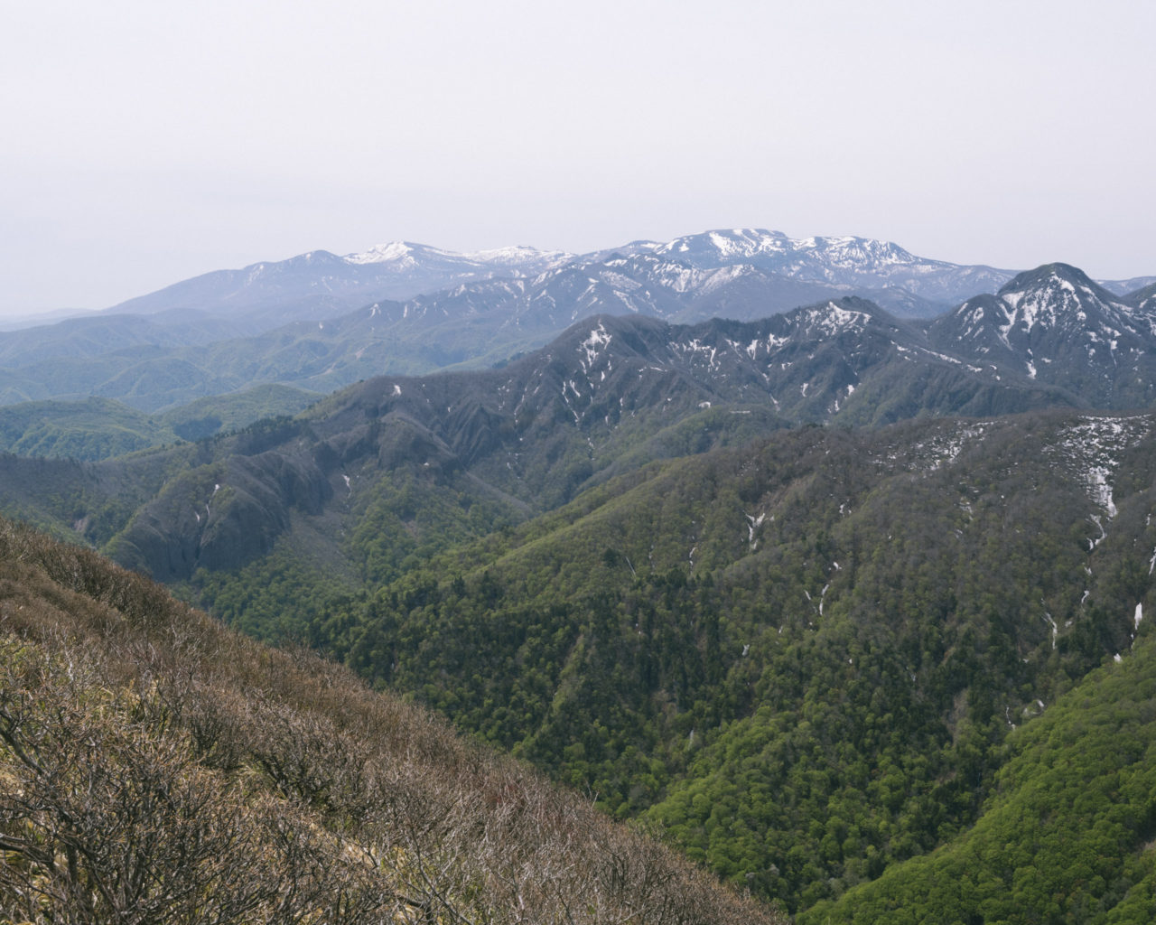 蔵王山方面の眺め